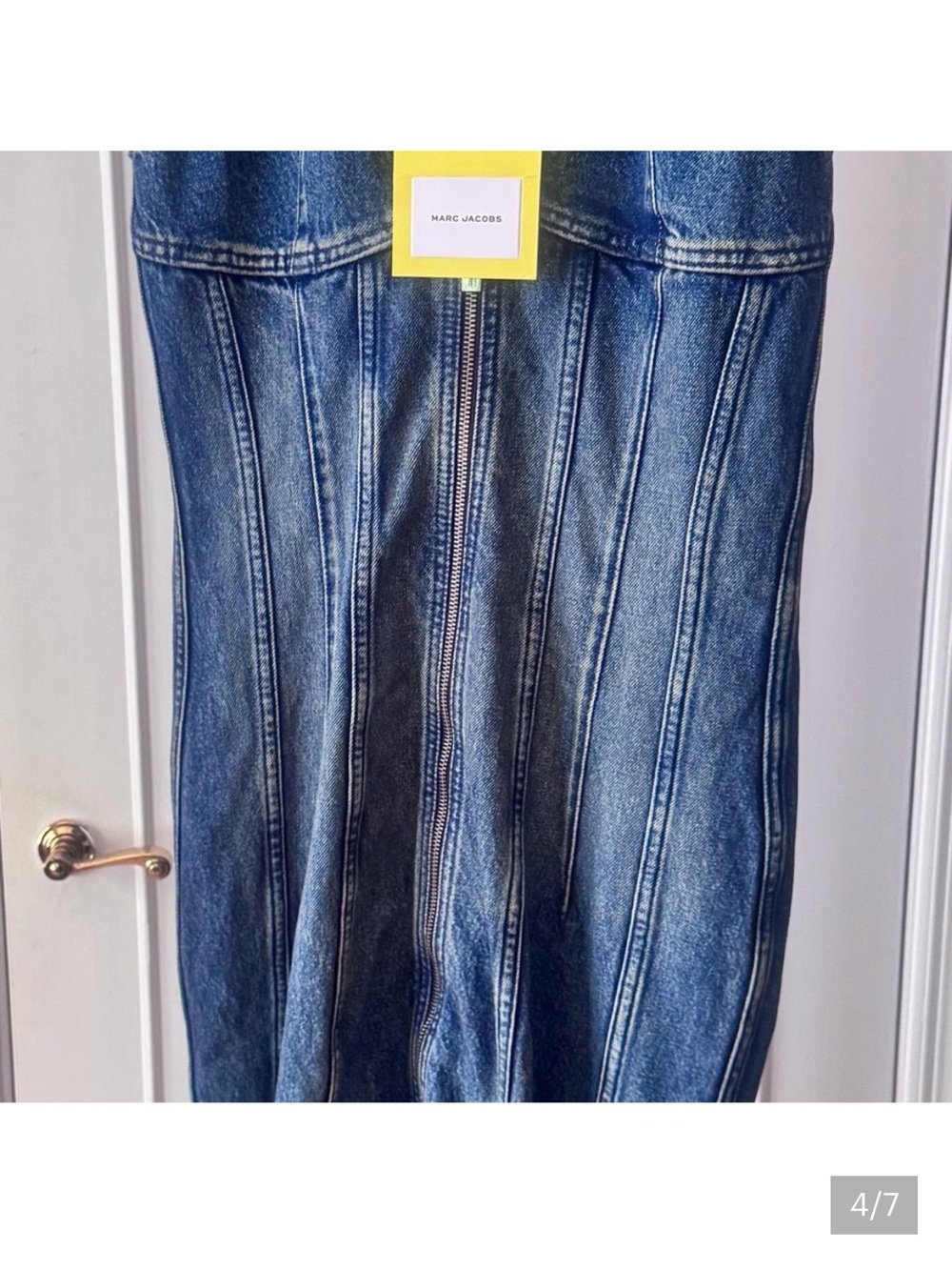 Marc Jacobs Wave Denim Dress - Picture 3 of 6